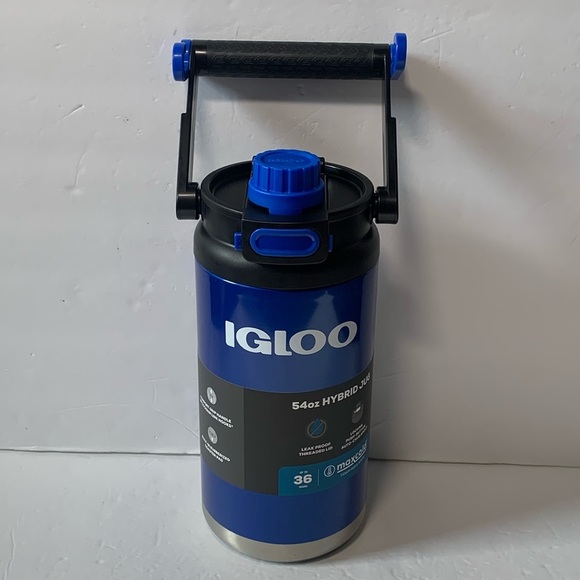 Igloo 54oz Hybrid Sports Jug Cooler Blue New - Picture 1 of 11